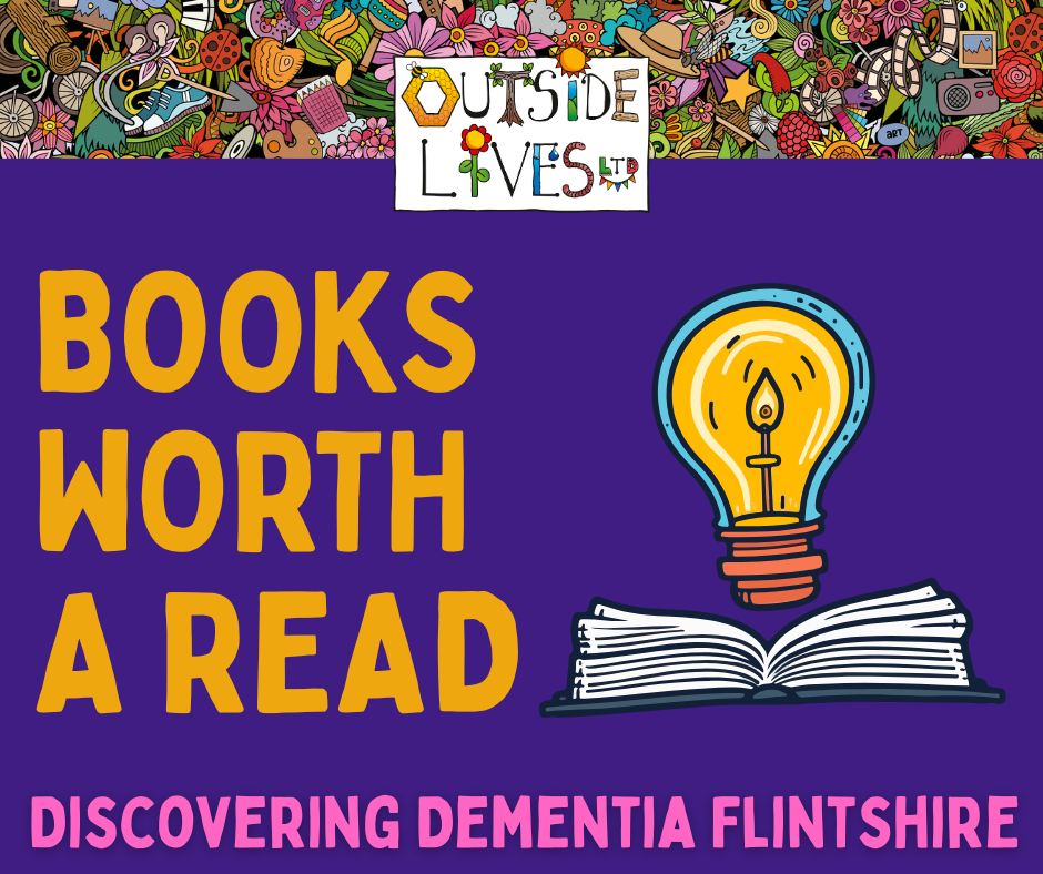 A bright set of images -a light bulb and a book - with the text 'Books worth a Read'